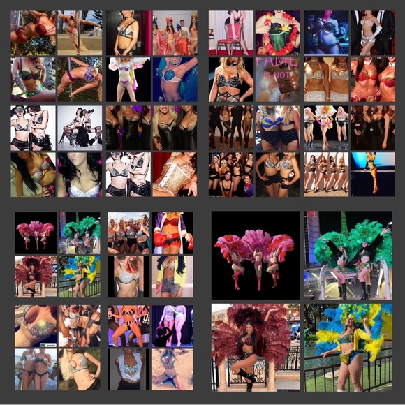 Crystal Diamond Rhinestone Sparkly Classic Glam Bling Wireless Bra Top All Sizes - Picture 8 of 12